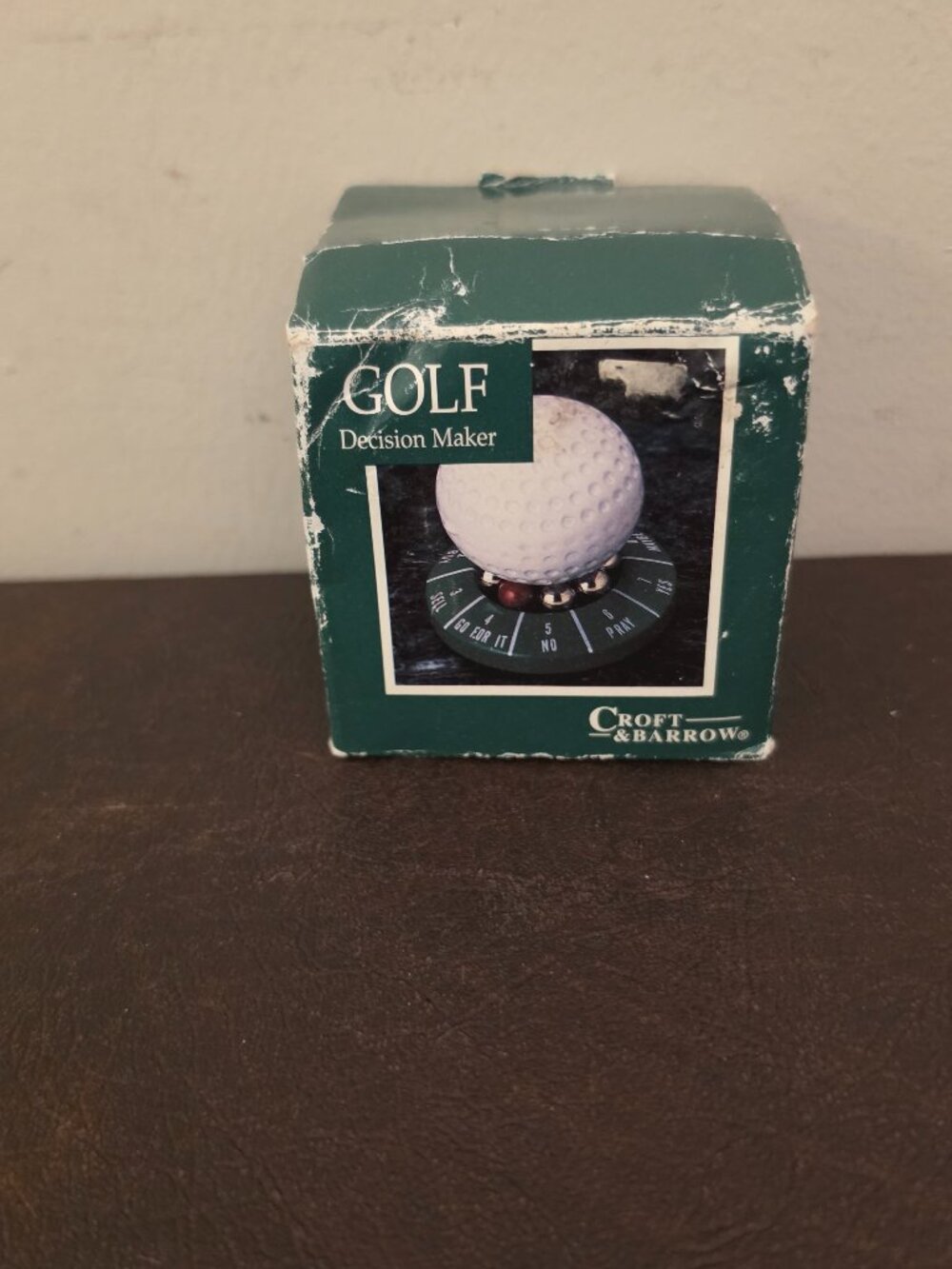 Vintage Croft & Barrow Golf Ball Decision Maker from the 1980's